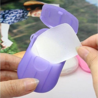 Büro Ev Ofis Yazlık Seyahati için 20ADET Yaprak Tip Kağıt Sabunu Seti