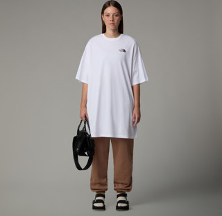 The North Face W S/s Essentıal Oversıze Tee Dress Kadin Beyaz Tshirt Nf0a87nf94x1