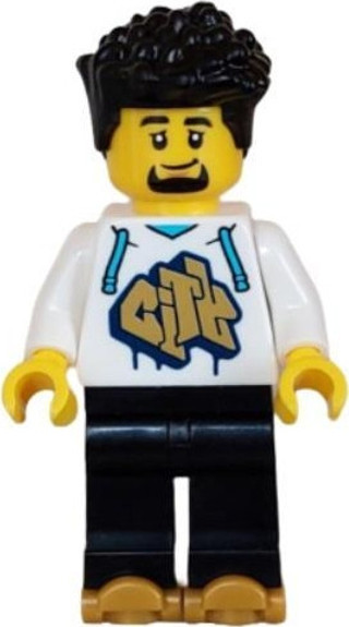 Lego Minifigür - Rollerskater Male cty1625