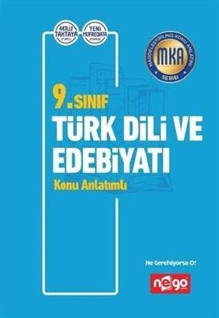 9.Sınıf Türk Dili ve Edebiyatı Konu Anlatımlı - Kolektif  - Nego Yayınları
