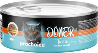 Pro Choice ProChoice Döner Bites Sos İçinde Ton Balıklı Yetişkin Kedi Konservesi 70gr