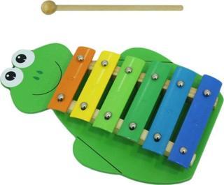 Toyfest Ahşap Kurbağa Figürlü Ksilofon