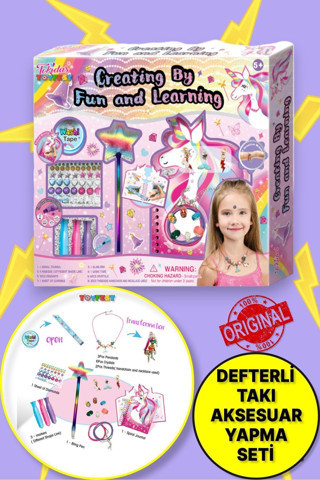 Toyfest Tokidas Creating By Fun And Learning - Eğlenceli Ve Öğretici Takı Aksesuar Yapma Seti