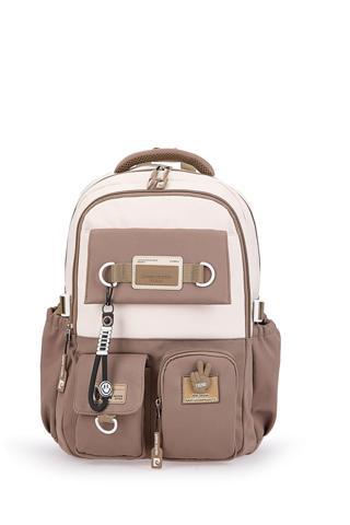 Pierre Cardin Okul Sırt Çantası Kahve 07Pc18828-Kh