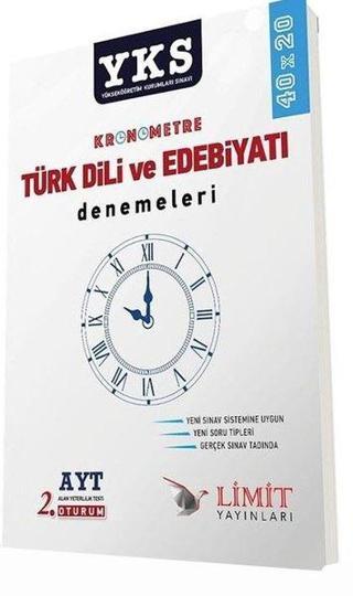 Limit Kronometre AYT Türk Dili ve Edebiyatı Denemeleri - Kolektif  - Limit Yayınları