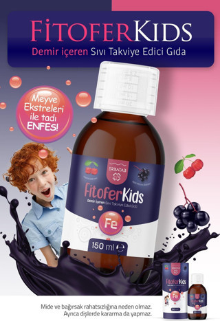Erbatab Fitofer Kids Çocuk Demir Takviyesi 150 ML