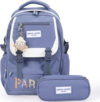 Pierre Cardin Unisex Okul Çanta Seti PCSET07PC1111802-Mavi