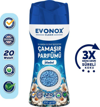 Evonox Clean Granül Çamaşır Parfümü & Çamaşır Yumuşatıcı İstanbul 210 gr