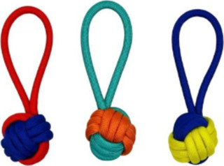 Nunbell Tek Toplu Köpek Çekiştirme Oyuncağı Çap: 8 Cm (1 Adet)