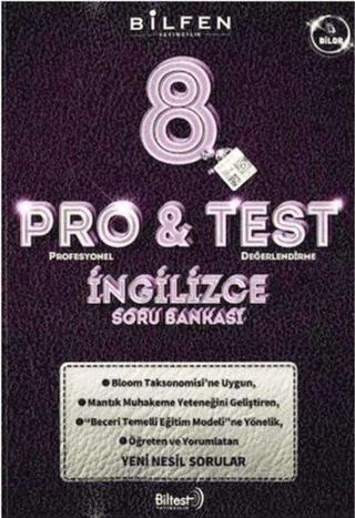 Bilfen Pro Test 8 İngilizce Soru Bankası - Kolektif  - Bilfen Yayınları