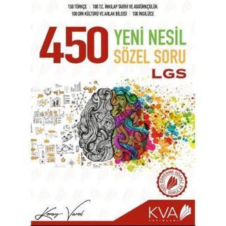 450 Yeni Nesil Sözel Soru - Kolektif  - KVA Yayınları