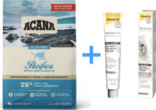 Pacıfıca Tahılsız Balıklı 1.8 Kg Yetişkin Kuru Kedi Maması + Malt Soft Extra 100 Gr