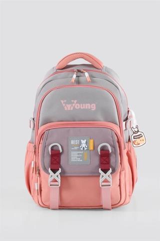 Ççs Ortopedik ve Suya Dayanıklı Pembe Okul Sırt Çantası (51944)