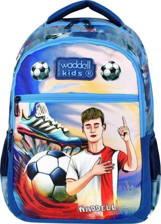 Waddell Lisanslı Digital Futbol Temalı, Beslenme Çantalı, İlkokul Erkek Sırt Çantası (25208)