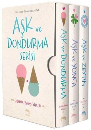 Aşk ve Dondurma Serisi Kutulu Seti - 3 Kitap Takım - Jenna Evans Welch - Yabancı