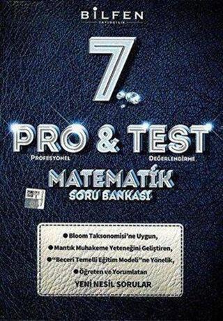 7.Sınıf Pro&Test  Matematik Soru Bankası - Kolektif  - Bilfen Yayınları