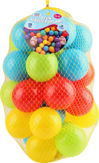 Nessiworld  ER-7028 Havuz Topu 7CM 28Lİ FİLE