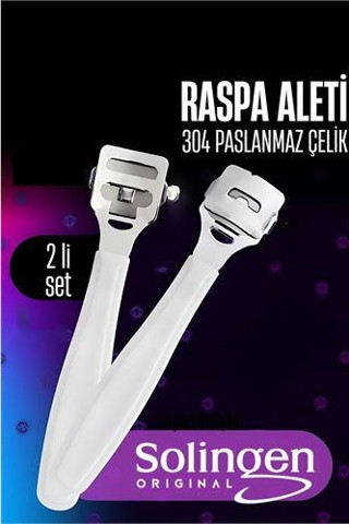 Raspa Aleti - Jiletli Ayak Topuk Törpüsü 2 adet Solingen Profesyonel
