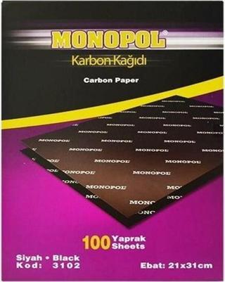 Monopol Karbon Kağıdı 100Lü Siyah