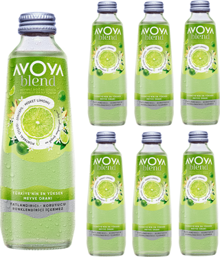 Avoya 6'lı Blend Misket Limonu Maden Suyu 250 Ml