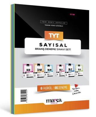 TYT Sayısal Branş Deneme Sınavı Seti - 6 Kitap Takım - Kolektif  - Marka Yayınları