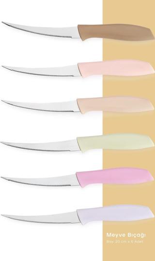 Schafer Quick Chef Meyve Bıçak Seti 6 Parça-Asorti