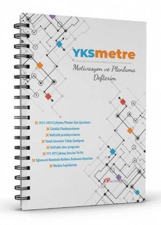 YKS Metre Motivasyon ve Planlama Defteri - Günlük ve Haftalık Planlayıcı - Kolektif  - XP Notebook
