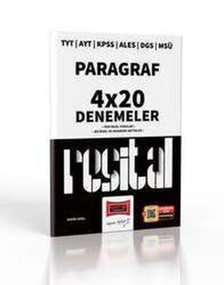 2023 TYT AYT KPSS ALES DGS MSÜ Resital Serisi Paragraf 4x20 Deneme Sınavı - Kolektif  - Yargı Yayınları