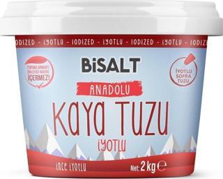 Bisalt Anadolu Kaya Tuzu Ince Iyotlu 2 Kg