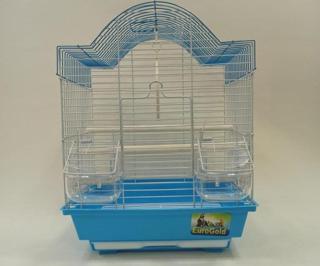 Eurogold 1103A Kuş Kafesi 30x23x39 cm Mavi Kanarya Muhabbet Kuşu için