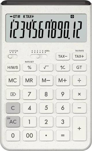 Casio JT-200T-WE 12 Hane Beyaz Masa Üstü Hesap Makinesi