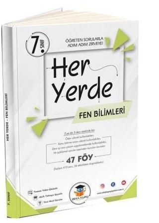 7. Sınıf Her Yerde Fen Bilimleri 47 Föy - Kolektif  - Zeka Küpü Yayınları