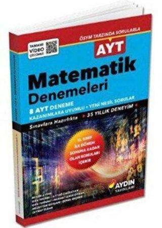 AYT Matematik 8 Deneme - Kolektif  - Aydın Yayınları-Eğitim