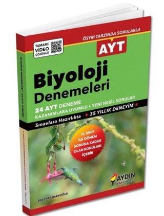 AYT Biyoloji 24 Deneme - Kolektif  - Aydın Yayınları-Eğitim