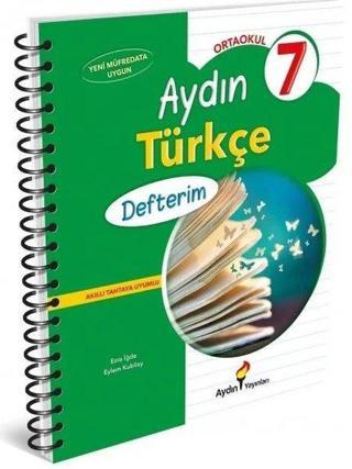 7. Sınıf Türkçe Defterim - Kolektif  - Aydın Yayınları-Eğitim