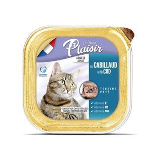 Plaisir Pate Ezme Morina Balıklı Kısırlaştırılmış Kedi Konservesi 100gr