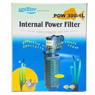 UniStar Pow 300-1L Akvaryum İç Filtre 500 L/H