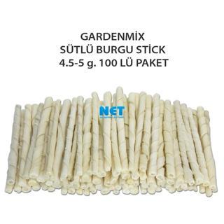 Garden Mix Sütlü Burgu Stick 4.5-5 g. 100 LÜ PAKET 