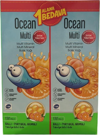 Orzax Ocean Multi Şurup 150 ml 1 Alana 1 Bedava 850071952902
