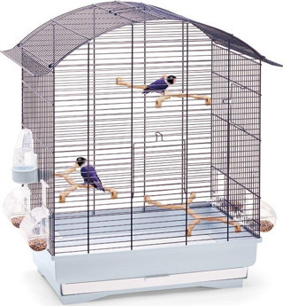 Imac Agata Üstü Açılır Kuş Kafesi Morcivert 58x33x62,5cm