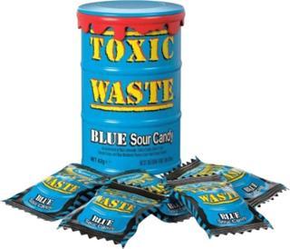 Toxic Waste Blue Sour Candy 42G