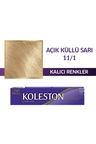 Koleston Tüp Boya Açık Küllü Sarı 11/1
