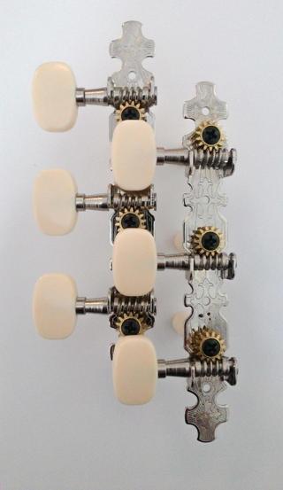 Valencia VCMH0150CR Klasik Gitar Kulağı 3 Sağ + 3 Sol Set Krom