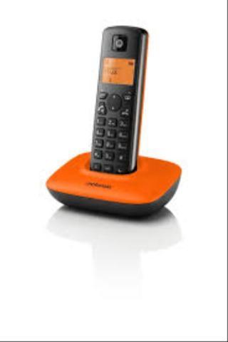 Motorola T401+ Handsfree Dect Telsiz Telefon Turuncu-Siyah