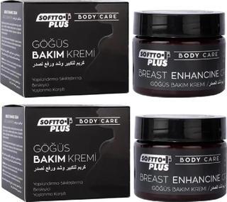 Göğüs Bakım Kremi 100ml, 2Adet, Softto Plus