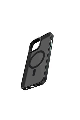 Mcdodo Iphone 14 Pro Max Uyumlu Mat Siyah Magsafe Kılıf Pc-3103