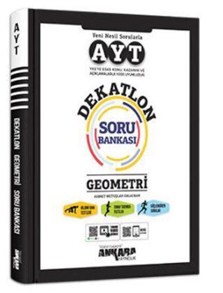 Ankara Yayınları Ayt Geometri Dekatlon Soru Bankası 2021-2022 - Ankara Yayıncılık
