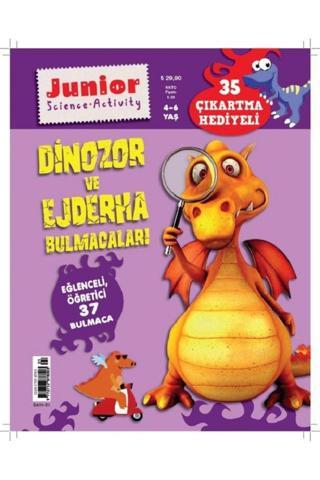 Turkuvaz Dergi Junior Eğlenceli Ejderha Öğretici 37 Bulmaca 35 Çıkartma - Turkuvaz Dergi