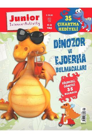 Turkuvaz Dergi Junior Eğlenceli Öğretici Dinazor ve Ejderha 35 Çıkartma - Turkuvaz Dergi