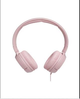 JBL Tune 500 Pembe Kablolu Kulak Üstü Kulaklık (JBL Türkiye Garantili)
